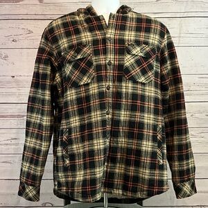 Rip Curl Black and Red Plaid Jacket